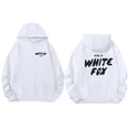 thumbnail image 1 of WhiteFox Liquidation Chandails à Capuchon pour Hommes Femmes Adolescentes Manches Longues Lettre Preppy Décontracté Graphique Chandails à Capuchon à Cordon Chandail Mignon Surdimensionné Chandail à Capuchon, 1 of 2