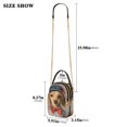 thumbnail image 2 of FORMRS Crossbody Bag for Women Quilted Travel Shoulder Cell Phone Purse with Chain Strap Handbag, Yellow Dog Artist, 2 of 7