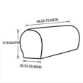 thumbnail image 5 of unique 2 Pcs Pu Leather Sofa Armrest Covers Protectors Stretch Waterproof For Couch Chair, 5 of 5