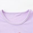 thumbnail image 4 of TOWED22 Toddler Baby Summer Outfits 2-Piece Sleeveless Tank Tops and Elastic Waist Shorts Sets Clothing Clothes(Purple,6-7 Y), 4 of 8