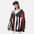 thumbnail image 3 of Kdxio Firefighters USA Flag Print Women Men Sun Protection UPF 50+ Jackets Zip Up Long Sleeve Hoodie Hiking Lightweight with Pockets, 3 of 7