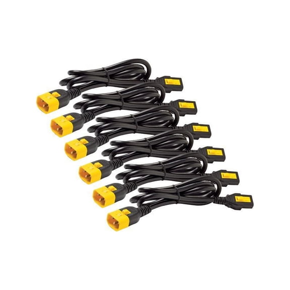 Apc By Schneider Electric Power Cord Kit (6 Ea) Locking C13 To C14 1.2M North America