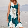 thumbnail image 2 of EQWLJWE Robes d'Été pour Femmes 2023 Mode Femmes Sans Manches Col Rond Été Confortable Imprimé Décontracté Robe Longue Ample Robes pour Femmes 2023, 2 of 4