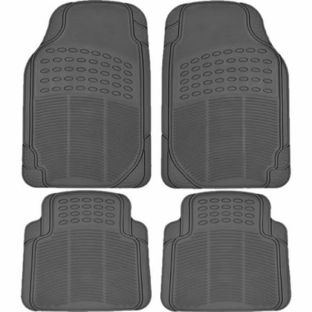 Uaa 4pc All Weather Rubber Front Rear Utility Rubber Car Floor