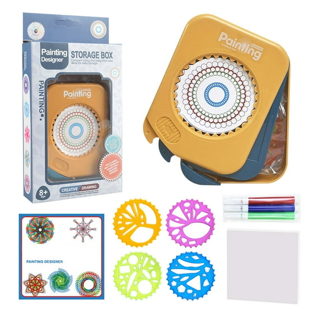 SPOORYYO Règle à Dessin Multifonctionnelle DIY Rangement Portable Planche à Peindre Jouet Éducatif pour Apprentissage Créatif
