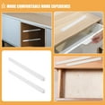 thumbnail image 6 of OUNONA  8 Pcs Drawer Track Slide Heavy Duty Slides Rail Dresser White, 6 of 8