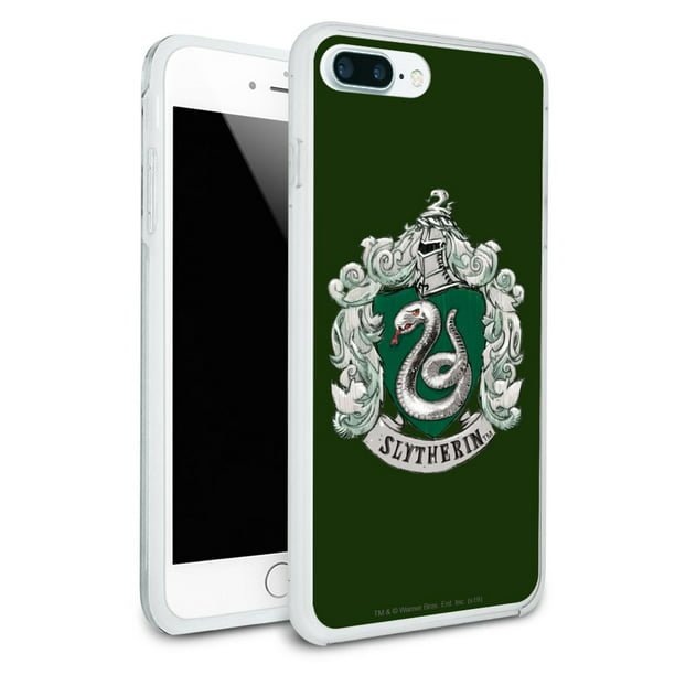 Harry Potter Slytherin Painted Crest Protective Slim Fit Hybrid Rubber Bumper Case For Apple Iphone 7 And Plus Com - Harry Potter Slytherin Car Seat Covers