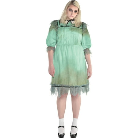 Womens Dreadful Darling Halloween Costume, Plus Size, Polyester