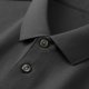 thumbnail image 5 of Vestido de Camiseta, Suelto Casual de Manga Corta Camisa de Solapa con Rayas, Cremallera de Punto Cuarto para Hombres, 5 of 6