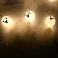 thumbnail image 5 of FL KIMOBER 20 LEDs Halloween Ghost String Lights,Battery Powered Lighting Decoration for Halloween Outdoor Indoor Party, 5 of 7