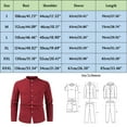 thumbnail image 2 of Men's Clothing Button Down Shirt Casual Regular-Fit Dress Shirts Casual Solid Color Shirt Half Cover Button Collarless Top Long Sleeve Dress Shirts, 2 of 3