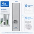thumbnail image 5 of Portable AC Window Seal Kit, Casement Window AC Vent Kit, Sliding Door AC Vent Kit, Easy to Install for Portable Air Conditioner and Ventilation System, 5 of 8