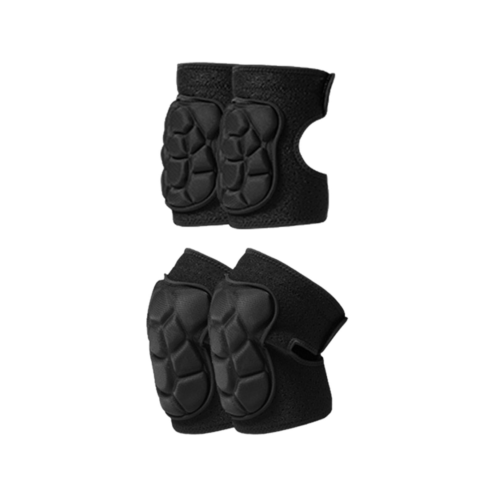 Adult Knee Pads Elbow Pads Protective Gear Set, Anti Slip Flexible