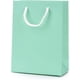thumbnail image 2 of 10 bolsas de papel kraft con asas, rectangulares, color aguamarina, 16 x 12 x 5,9 cm. Ideales para regalos o compras., 2 of 4