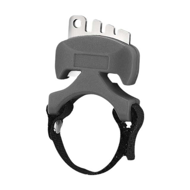 Pelacables compacto con revestimiento para la extracción de líneas trenzadas, ideal para aficionados a la pesca. Gris