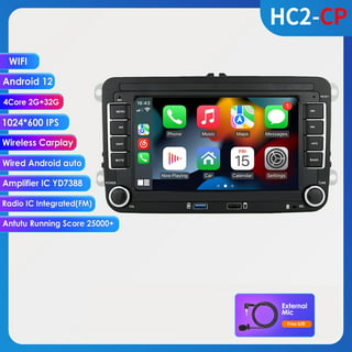  2+32G Android Stereo for Volkswagen Beetle 2004-2010 Support  Wireless Carplay Android Auto with 9” Touchscreen GPS Navigation Bluetooth  USB WiFi FM/RDS Radio Receiver AHD Backup Camera + External Mic :  Electronics