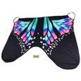 thumbnail image 3 of Traje de baño de playa Nikou estampado de mariposas cómodo transpirable elegante para cubrirse el bikini azul, 3 of 15