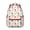 Red-8, variant on Unicorn and Horse Floral Print Student School Backpack with Pony Foal Rainbow Pattern Retro Rural Cute Design