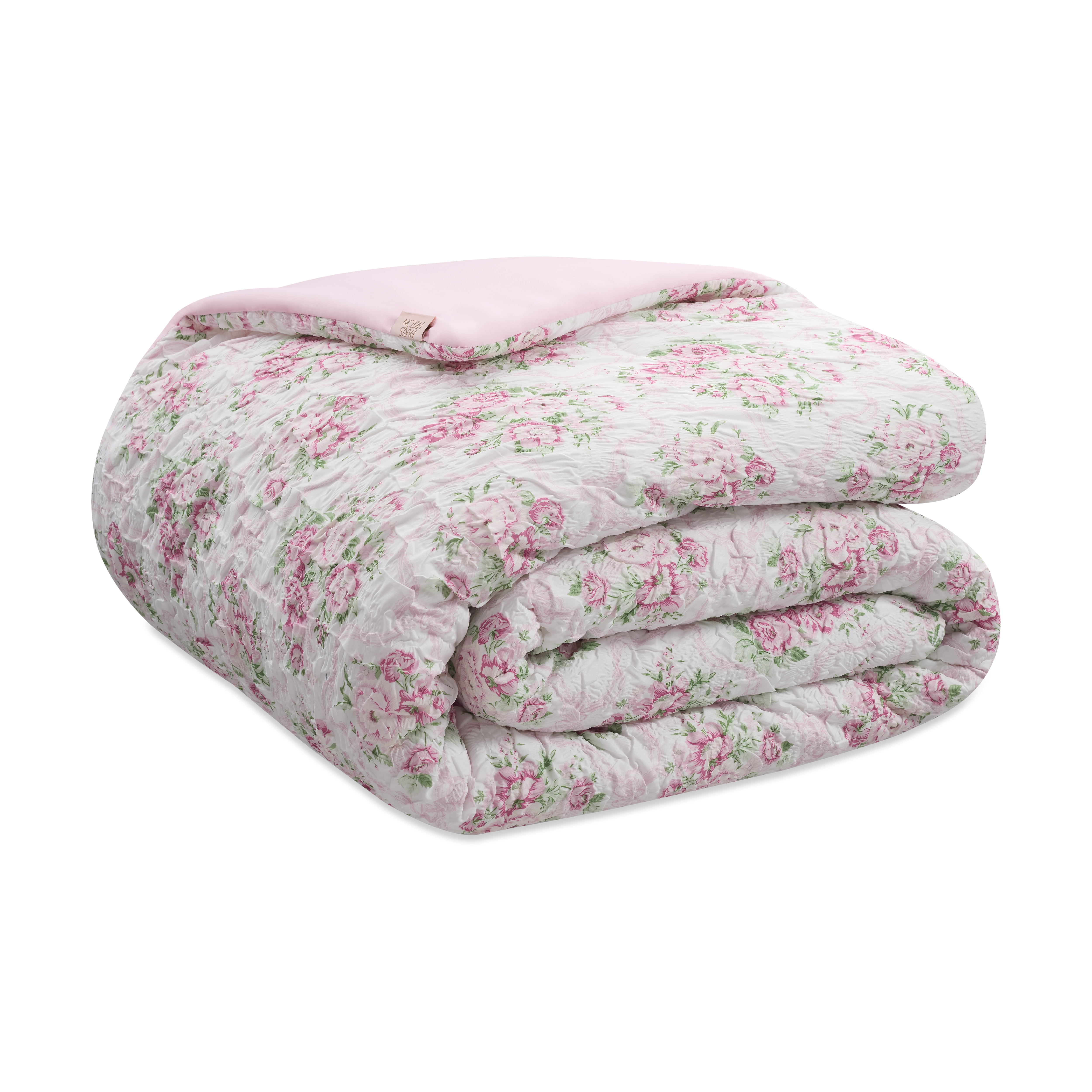Paris Hilton 3-Piece Coquette Floral Pink Comforter Set, King