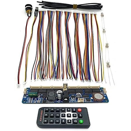 Nixie Tube Clock Remote Control Board Motherboard PCBA Kits 6-Bit Digital Clock Fit for IN-12 IN-14 in-1 IN-18 QS30-1 Vacuum Tube, Handmade DIY Retro Desk Clock, NO Tubes$$Tools