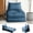 Navy Blue, variant on Beuway 3-in-1 Folding Sofa Bed with Headrest,Convertible Sleeper Chairs for Living Room,No Assembly(Navy Blue,Single)