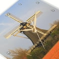 thumbnail image 3 of 3dRose, Windmill and tulip fields. Het Zand, North Holland, Netherlands., 15x15 Wall Clock, 3 of 8