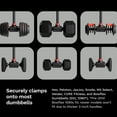 thumbnail image 4 of Jayflex Hyperbell Dumbbell Converter - Convert Dumbbells to Barbell Set and Kettlebell for Home Fitness - Adjustable & Up to 200 lb Capacity Weight Barbell for Weight Lifting, 4 of 10