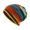 Lake Blue, variant on Sanwood Unisex Hat Blue,Unisex Winter 2 in 1 Striped Print Double Layer Neck Scarf Beanie Cap Turban Hat