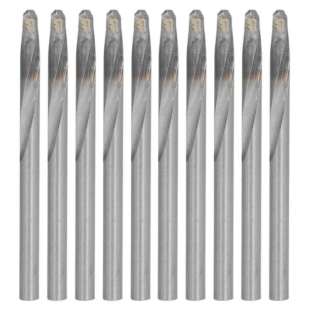10 brocas helicoidales de carburo cementado de acero de tungsteno para acero inoxidable de 5,5 mm de diámetro.