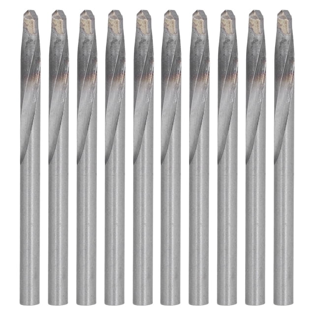Brocas helicoidales de carburo cementado, brocas de acero de tungsteno para acero inoxidable de 5,5mm de diámetro, 10 Uds.
