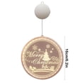 thumbnail image 3 of LSLJS Christmas Decorative Lights Neon Lights LED Light Strings Suction Cup Hanging Lights Acrylic Pendants Room Atmospheres Colored Lights, Christmas Decorations, 3 of 6