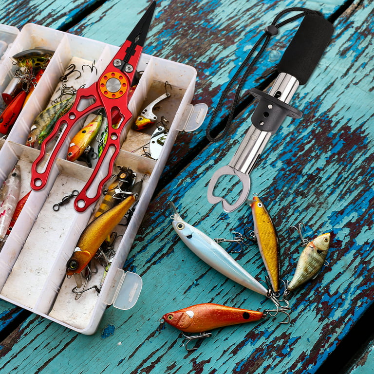 Fishing Pliers, Fishing Gear, Fish Control, Multi-purpose Fishing Pliers,  Firm Lip Grabber, Fishing Accessories, Sheath Storage, Fishing Gifts for  Men 
