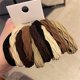 thumbnail image 1 of Cuerda de pelo sin costuras de alta elasticidad para mujer, soporte de cola de caballo duradero, banda de goma, accesorios para el cabello, 10 unids/lote por bolsa, 1 of 5