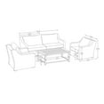 thumbnail image 3 of Better Homes & Gardens Bellamy 4-Piece Patio Outdoor Conversation Set, 3 of 9