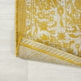 thumbnail image 4 of JONATHAN Y SANTA MONICA 4 x 6 Area Rug, Tela Bohemian Textured Weave Floral - Yellow/Cream, SMB100E-4, 4 of 7