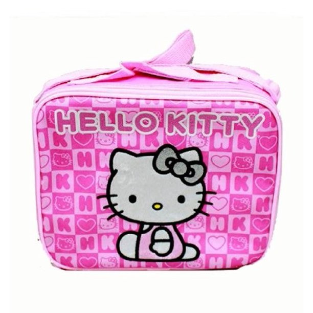 Lunch Bag - Hello Kitty - Pink Box Checker New Case Girls Gifts ...