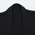 thumbnail image 6 of Rrxhxhs Mens Cardigan Solid Color Open Front Long Sleeve Warm Casual Knitted Sweater Cover Up with Pockets, 6 of 8
