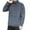 Dark Gray, variant on Yiaimeir Mens Turtleneck Fleece Pullover Sweatshirt Long Sleeve Warm Casual Loose Fit Top with Kangaroo Pocket for Autumn Winter