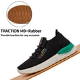 thumbnail image 4 of HOBIBEAR Walking Shoes Women Runing Sneakers Breathable Mesh Workout Shoes All Black US 8, 4 of 7