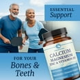 thumbnail image 6 of 4-in-1 Calcium Magnesium Zinc and Vitamin D3 Supplement Complex, 90 Tablets, 6 of 9