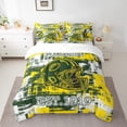thumbnail image 2 of Erosebridal American Football 7 Pieces Comforter Sets Green Bay Bedding Set for All Season Twin Size Gifts for Football Fans Football City Bed in a Bag with Comforter, 2 of 5