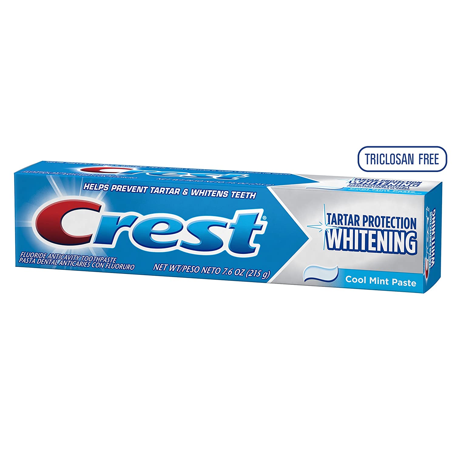 Crest Tartar Protection Whitening Toothpaste, Cool Mint, Baking Soda ...