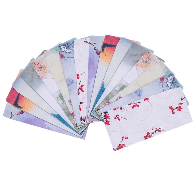 MasteelfCA 20Pcs Chinese Traditional Style Letter Envelopes Thickened Paper Envelope