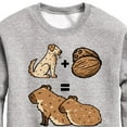 thumbnail image 3 of Instant Message - Gamer - Dog + Coconut - Toddler & Youth Crewneck Fleece Sweatshirt, 3 of 6
