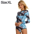 thumbnail image 2 of Traje de baño de mujer con protección solar, traje de surf de manga larga, traje de baño sexy de verano para mujer, 2 of 6