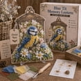 thumbnail image 2 of Always Near 3D Fabric Poke Art Memory Lantern Kit, No Sew DIY Bird Memorial Craft Kit, Easy Beginner Creative Project, Relaxing Hobby Home Decor Gift for Adults Women, 2 of 6