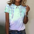 thumbnail image 2 of My Orders Cute Summer Tops for Women Floral White Blouse for Women Dressy Casual Sleeveless Tops For Women Blue White Summer Crop Tops for Women Shirts for Women Work, 2 of 4