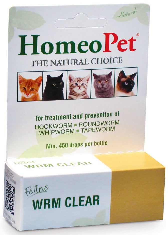 HomeoPet Feline Wrm Clear, 15 mL 