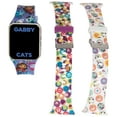 thumbnail image 3 of Nickelodeon 870431 Gabbys Dollhouse Kids Interchangeable Strap LCD Watch Set, Purple, 3 of 4