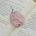 thumbnail image 4 of EHJRE Fashion Tree of Life Copper ped Teardrop Natural Gemstones Necklace 5, 4 of 9